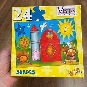 24 piece shapes puzzle